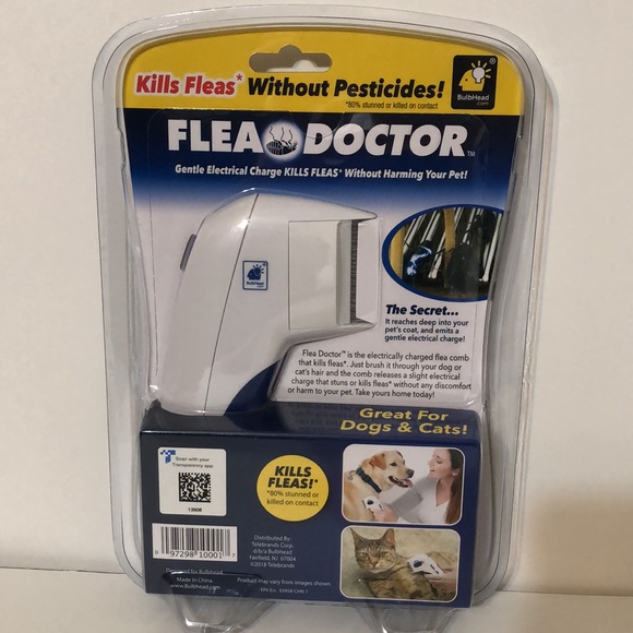 FLEA DOCTOR Dogs Cats Electronic Flea Comb - Picture 2 of 2